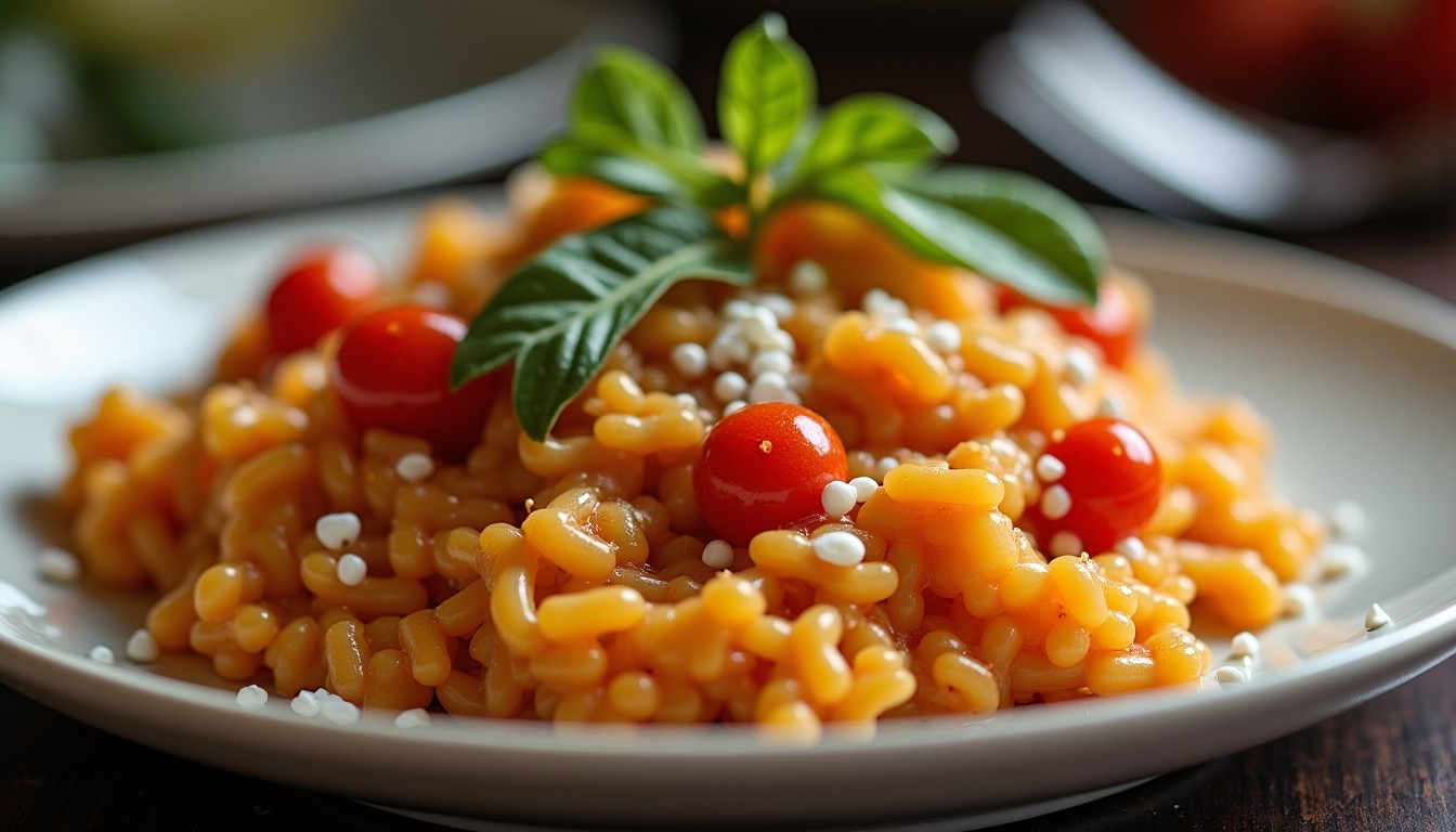 Risotto crémeux au potimarron et chèvre frais : une douceur automnale à savourer