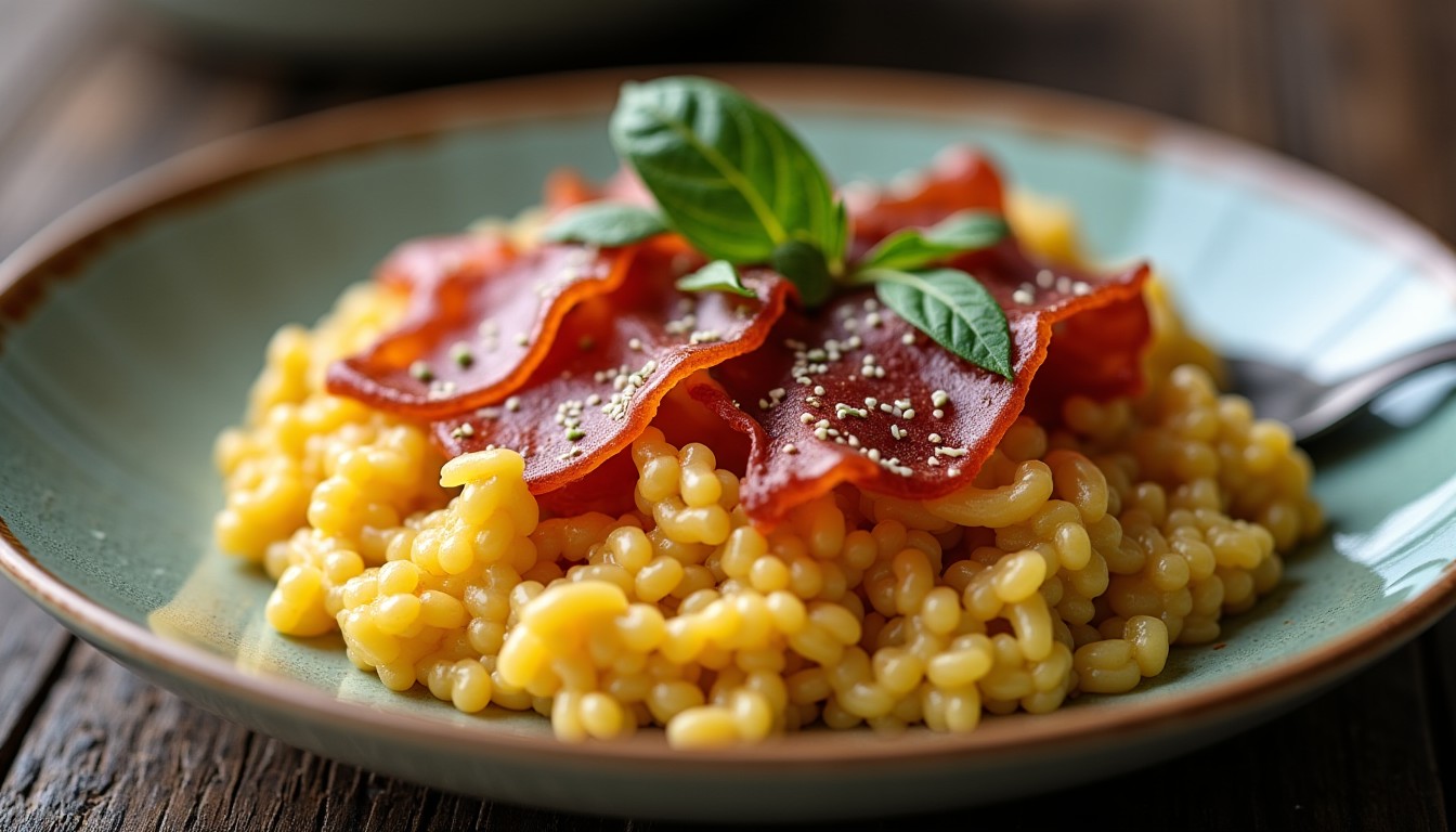 Risotto gourmand au jambon et mozzarella : une recette simple et légère pour régaler vos papilles