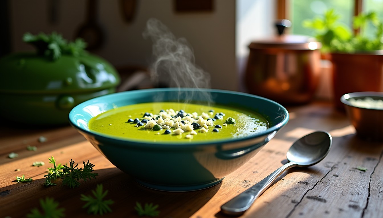 Délicieuse Soupe de Courgettes au Bleu d’Auvergne : Une Recette Simple pour Éveiller Vos Papilles