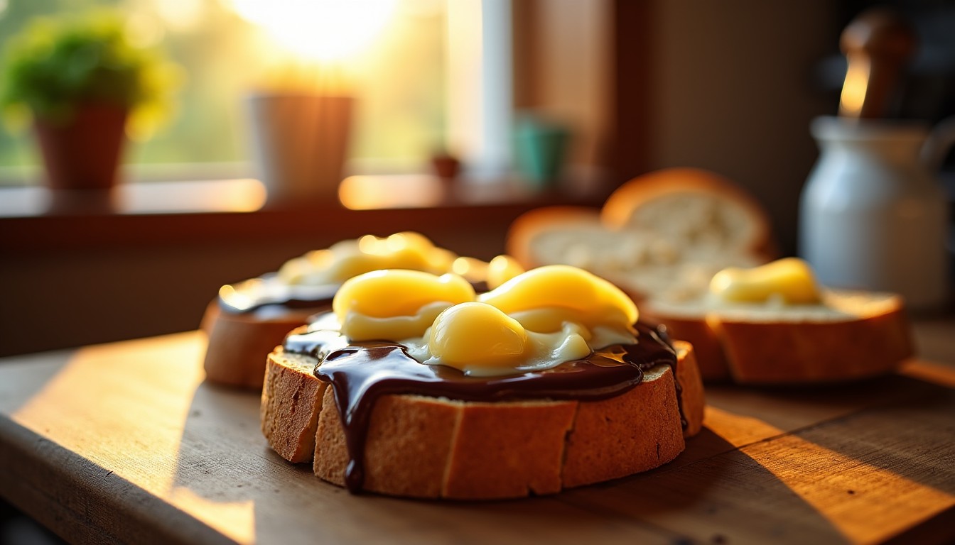 Délice chocolaté : la recette irrésistible de la tartine au fromage frais