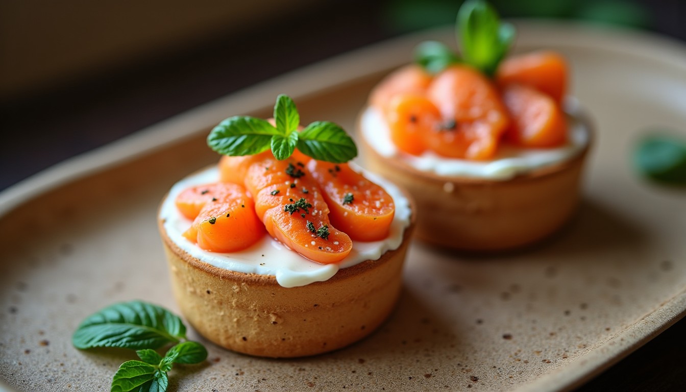 Délice en verrines : saumon fumé et crevettes au fromage frais, une recette gourmande à découvrir