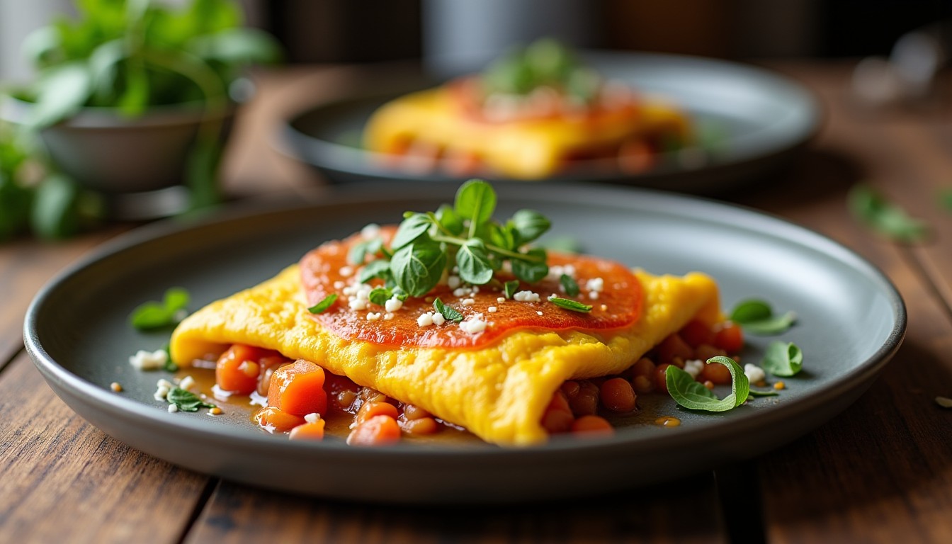 Délicieuse omelette au saumon fumé et fromage de chèvre : une recette gourmande à essayer