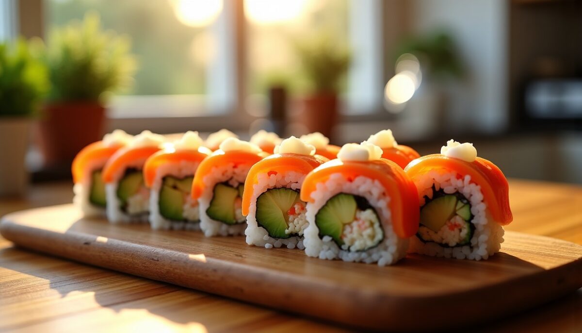 Délicieux California Rolls au Fromage de Brebis : Une Recette Gourmande à Découvrir