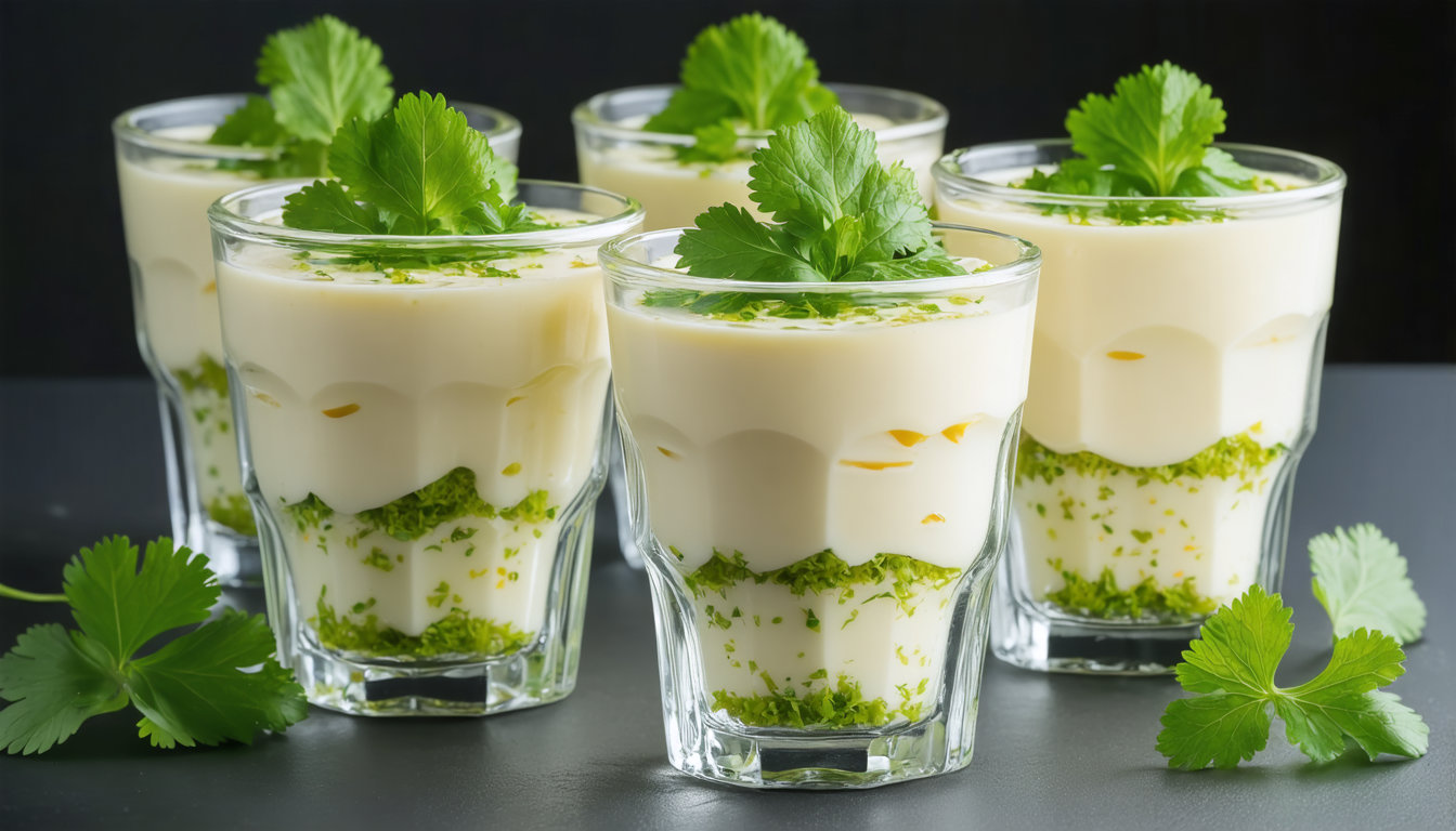 découvrez notre recette gourmande de carottes fondantes associées à un fromage frais onctueux et relevées par la fraîcheur de la coriandre, pour un délice en verrines parfait à l'apéritif.