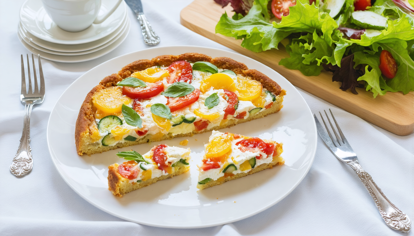 découvrez notre cake savoureux aux légumes du soleil et fromage de chèvre fondant, une délicieuse recette estivale parfaite pour vos repas légers et gourmands.