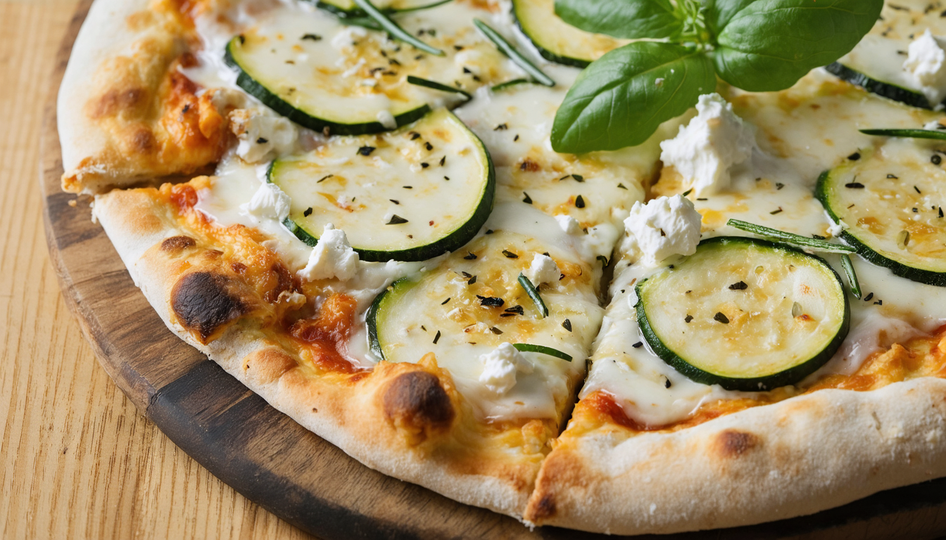 découvrez notre recette incontournable de pizza gourmande aux courgettes et fromage de chèvre frais, pour un délicieux moment de saveurs authentiques et raffinées.