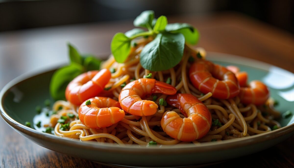 Délicieux Pad Thaï aux Crevettes : Une Recette Légère Facile à Emporter