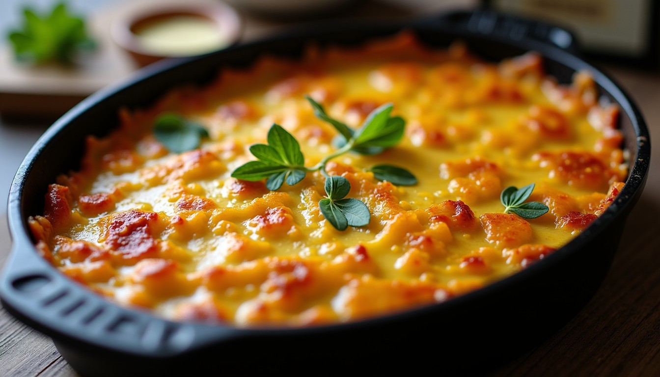 Maroilles gratiné au four : une recette onctueuse et pleine de saveurs