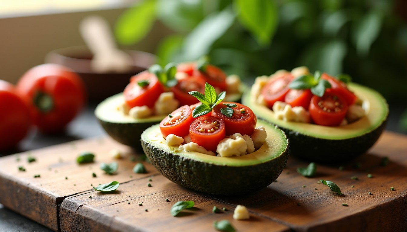 Délice d'Avocat Farci aux Tomates et Fromages : Une Recette Savoureuse et Facile