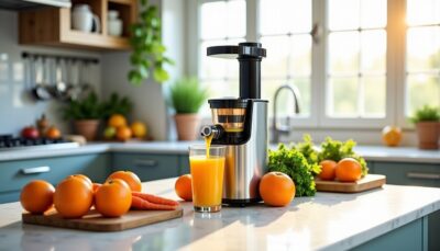 Essai de l'extracteur de jus lent XL 130 mm : efficacité et commodité au rendez-vous