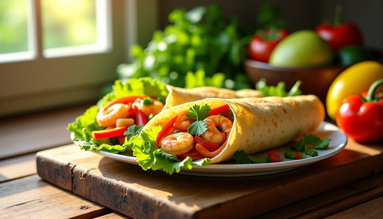 Wraps aux crevettes : une recette simple et gourmande à tester absolument