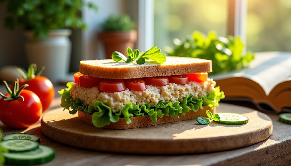 Sandwich Cake au Thon et Crudités : la Recette Gourmande à Partager en Famille !