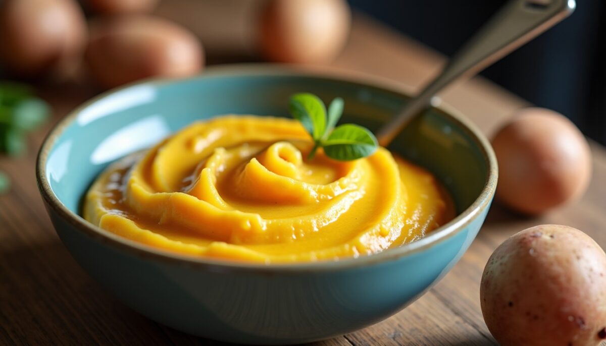 Délicieuse purée onctueuse de patates douces, navets et fromage frais : une recette pleine de saveurs