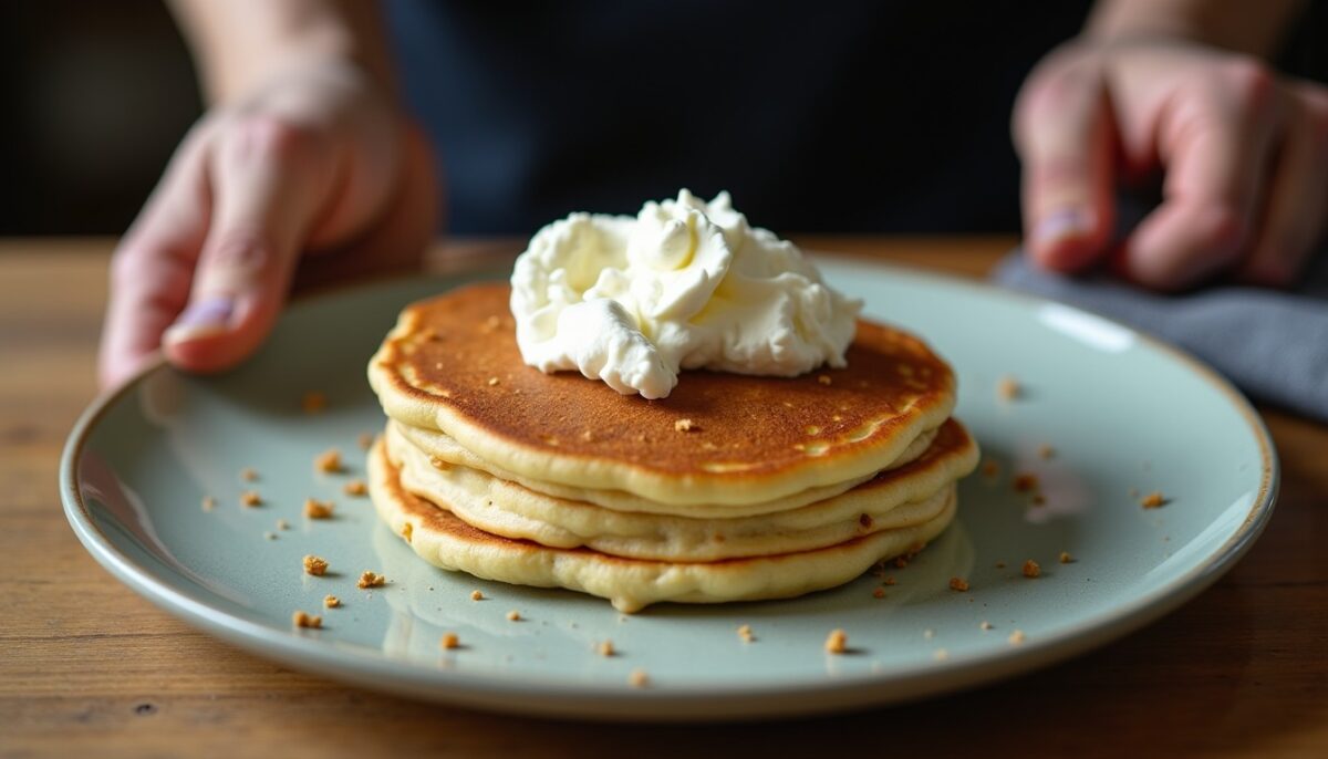 Délice moelleux : la recette gourmande des pancakes au fromage blanc