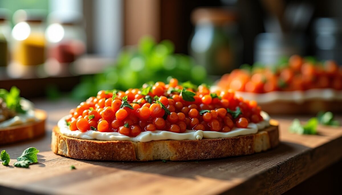 Délicieuses tartines aux lentilles corail et fromage frais : une recette gourmande à découvrir