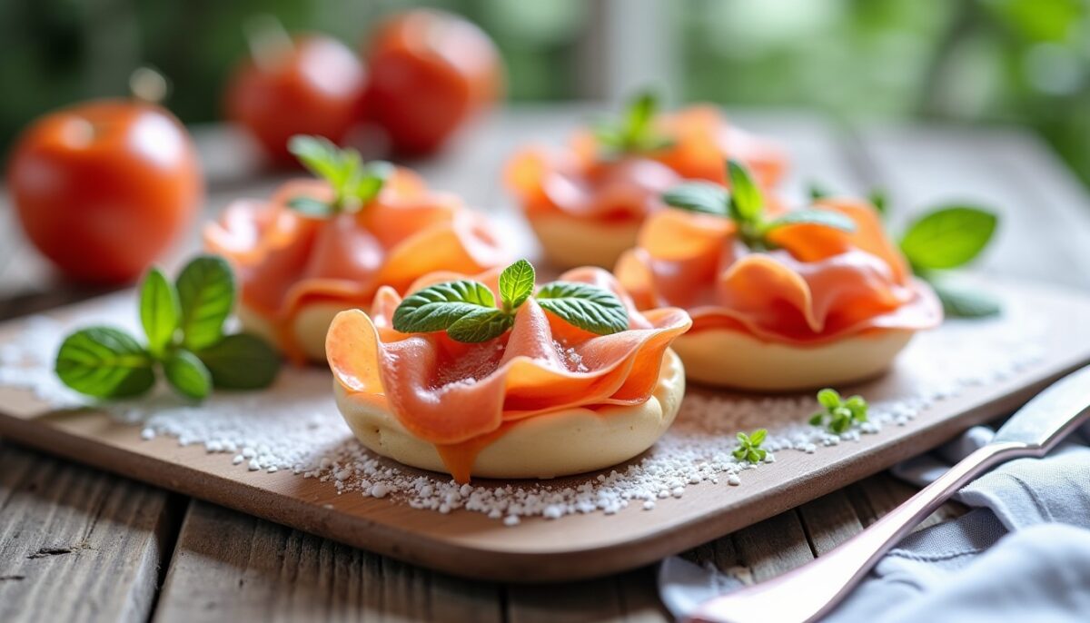 Délices en verrines : jambon blanc et fromage frais pour une recette savoureuse