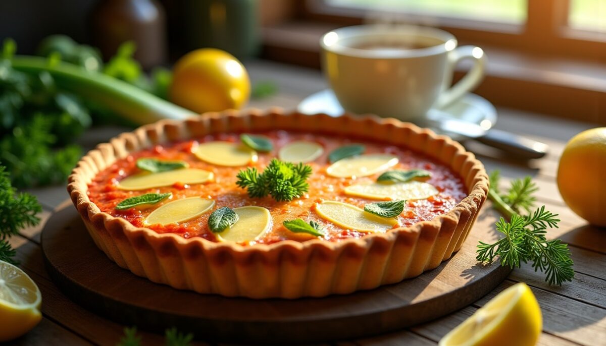 Quiche saumon-poireau au fromage frais : une alliance savoureuse et gourmande