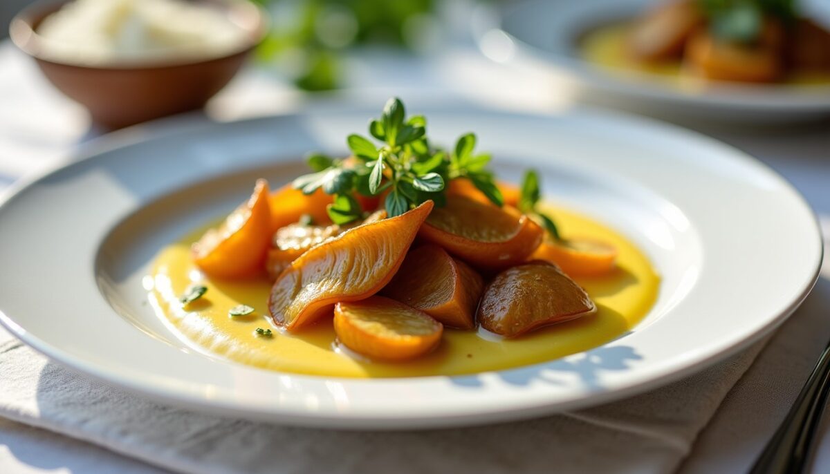 Délice d'endives braisées nappées d'une onctueuse crème au Maroilles : recette savoureuse