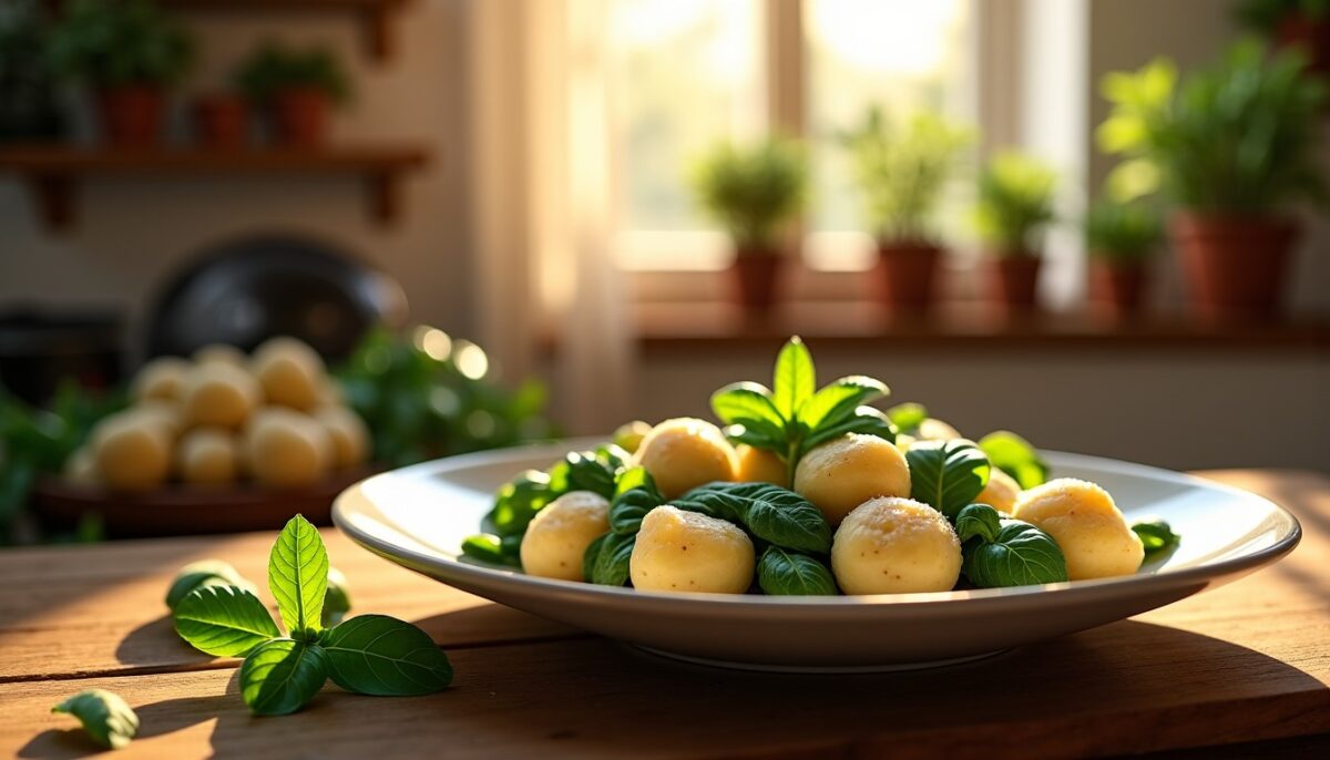 Recette Croq’Kilos : Gnocchis légers aux épinards et pommes de terre, une saveur minceur à savourer