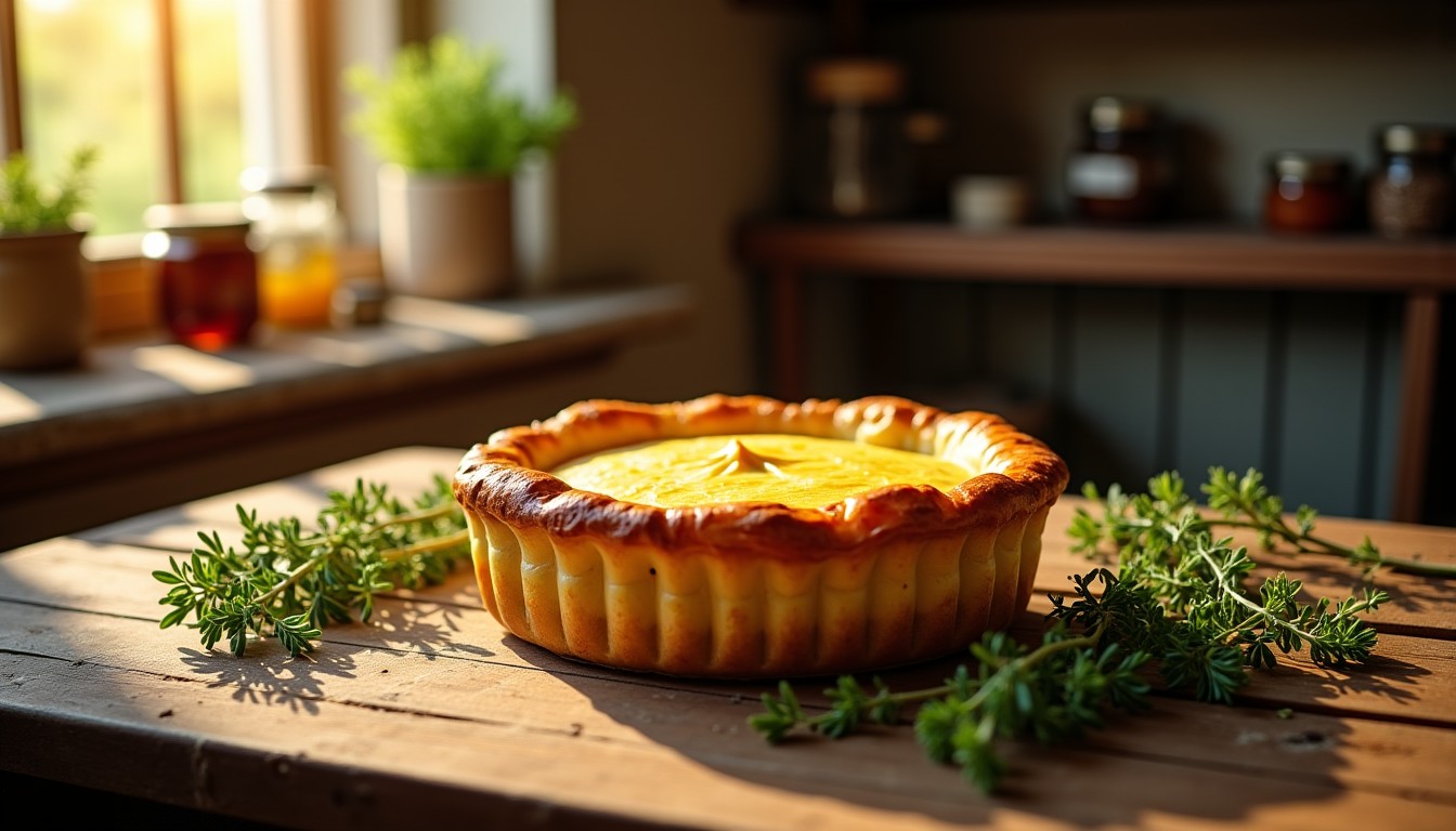 Délicieuse tourte campagnarde au camembert : la recette qui réchauffe vos papilles