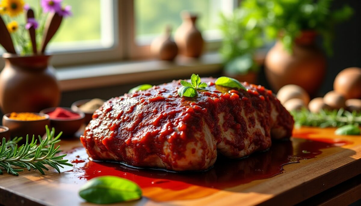 Échine de porc fondante à la sauce barbecue : recette confite irrésistible