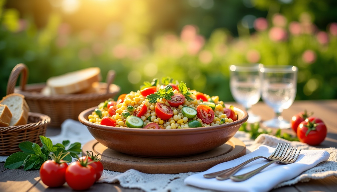 Les secrets des grands-mères pour transformer une salade de riz d'été en un délice irrésistible