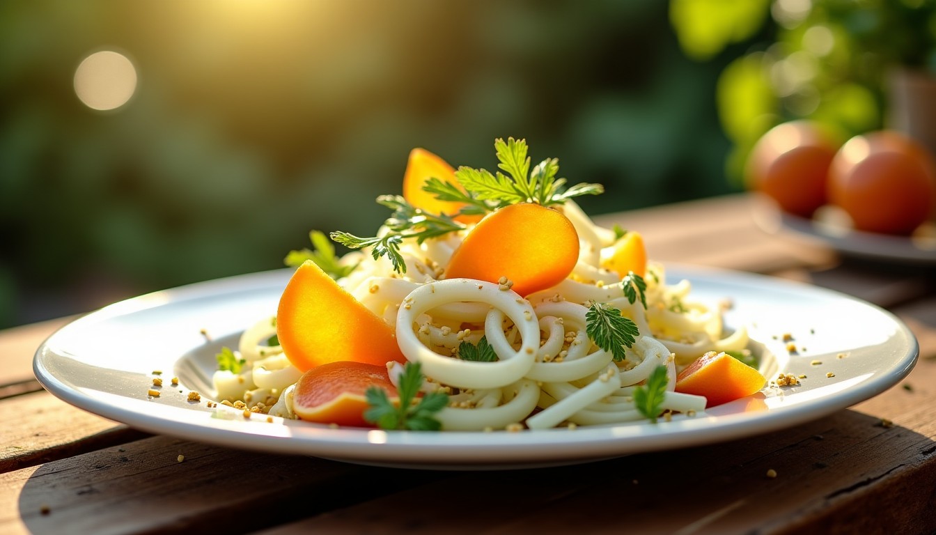 Salade croquante de fenouil cru au sésame et orange : osez la fraîcheur et l'originalité dans votre assiette