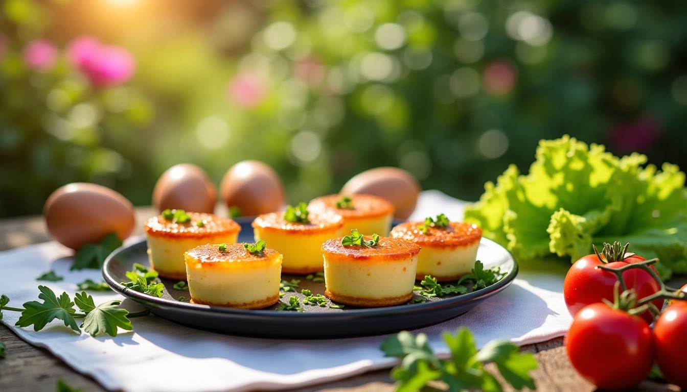 En seulement 10 minutes et avec 3 œufs : ces mini-flans salés express, les incontournables apéros d'été !