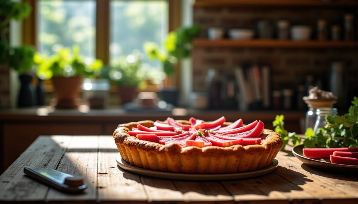 Clafoutis à la rhubarbe : le secret gourmand du Chef Cyril Lignac pour une réussite parfaite