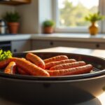 Merguez d’été : comment la friteuse à air révolutionne la cuisson pour un résultat doré sans allumer ni four ni barbecue
