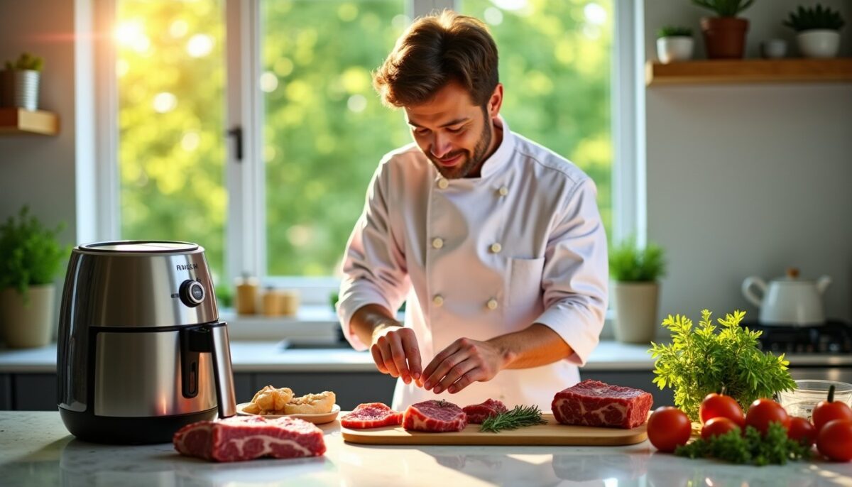 Pourquoi l’air fryer devient l’allié préféré des cuisiniers pour le bœuf à l’arrivée des chaleurs estivales de juillet